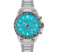 JACQUES LEMANS Analoge Herrenuhr Quarz mit Edelstahlarmband mid-39580, Silber, Armband