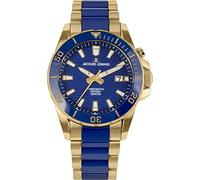 JACQUES LEMANS Analoge Herrenuhr Quarz mit Edelstahlarmband mid-39585, bunt, Armband