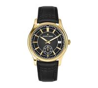 JACQUES LEMANS - Armbanduhr Date Derby - Quartz Uhrwerk - Gehäusedicke: 10 mm - Gehäusebreite: 41 mm - Edelstahl - Black - 10 ATM