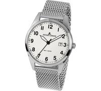 JACQUES LEMANS Herrenuhr Lederarmband massiv Edelstahl 1-2002I