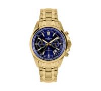 JACQUES LEMANS Herrenuhr Chronograph Ziffernblatt mit Sonnenschliff 1-2117O