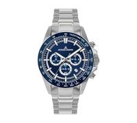 JACQUES LEMANS - Chronographen Liverpool - Quartz Uhrwerk - Gehäusebreite: 43 mm - Edelstahl - Dark Blue - 20 ATM