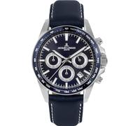 JACQUES LEMANS - Chronographen Liverpool - Quartz Uhrwerk - Gehäusedicke: 12.3 mm - Edelstahl - Blue - 20 ATM