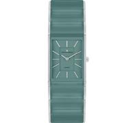 Jacques Lemans Damen Armbanduhr Dublin 1-2214E Edelstahl IP Gold Keramik türkis