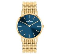 Jacques Lemans 1-2172M Damen-Armbanduhr Nizza Goldfarben/Dunkelblau