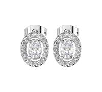 Jacques Lemans Damen-Ohrringe Ohrstecker Edelstahl mit Zirkonia S-O246A