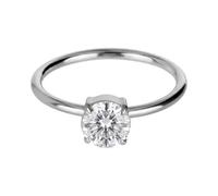 JACQUES LEMANS Damen-Ring Edelstahl mit Zirkonia SR261A58