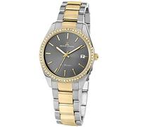 JACQUES LEMANS Damen-Uhren Analog Quarz One Size Bicolor, Grau 32016522