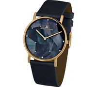 JACQUES LEMANS Damen-Uhren Analog Quarz One Size, Blau, Schwarz 32016500