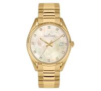 JACQUES LEMANS Damen-Uhren Analog Quarz One Size, Gelbgold 32027257