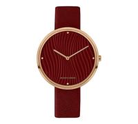 JACQUES LEMANS Damen-Uhren Analog Quarz One Size Rot 32017057