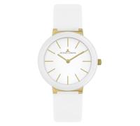 JACQUES LEMANS Damen-Uhren Analog Quarz One Size, Weiß 32018727