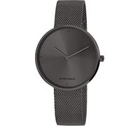 JACQUES LEMANS Damenuhr Design Collection Edelstahlband massiv Edelstahl IP-Grey 1-2056K