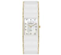 Jacques Lemans Damenuhr Dublin HighTech Ceramic weiß / IP-gold (1-1940K)