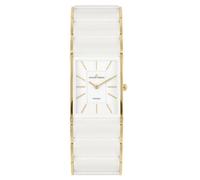 JACQUES LEMANS Damenuhr Keramik Dublin Goldfarben/Weiß 1-2214D