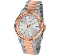 JACQUES LEMANS Damenuhr La Passion Metallband massiv Edelstahl ip-rosé/Bicolor LP-125H