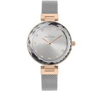 JACQUES LEMANS Damenuhr Milano massiv Edelstahl Swarovskisteine 1-2139H