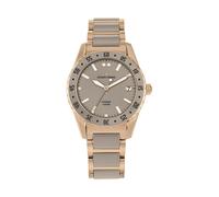 Jacques Lemans Damen Uhr dunkelbeige / gold, Größe One Size Dunkelbeige / Gold
