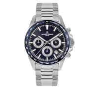 JACQUES LEMANS Herren Analog Quarz Uhr mit Edelstahl Armband mid-39590