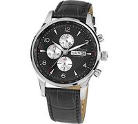 Jacques Lemans Herren Analog Quarz Smart Watch Armbanduhr mit Leder Armband 1-1844A