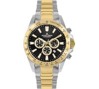 JACQUES LEMANS Herren Analog Quarz Uhr mit Edelstahl Armband mid-39577