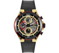 JACQUES LEMANS Herren-Armbanduhr Analog Quarz mit Edelstahlarmband Mid-39606, Schwarz