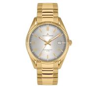 Jacques Lemans Herren-Armbanduhr Derby 50-3N Goldfarben/Grau