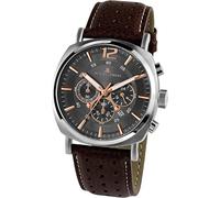 Jacques Lemans Herren-Armbanduhr Lugano Analog Quarz Leder 1-1645H