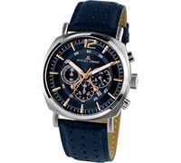 Jacques Lemans Herren-Armbanduhr Lugano Analog Quarz Leder 1-1645I