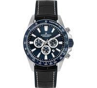 JACQUES LEMANS Herren-Chronograph Liverpool Schwarz/Blau 1-2140B