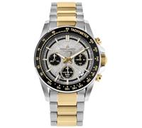 JACQUES LEMANS Herren-Uhr Solar Chronograph Eco Power Zweifarbig LE 50-10E