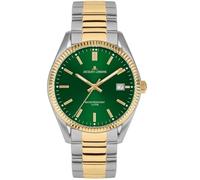 Jacques Lemans Herren-Armbanduhr Derby 50-3K Bicolor Grün