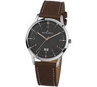 Jacques Lemans Herren-Uhren Analog Quarz One Size Dunkelbraun 32017054