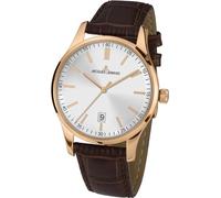 Jacques Lemans Herren-Uhren Analog Quarz One Size Silber 32016856