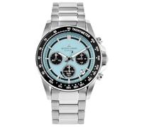 JACQUES LEMANS Herren-Uhren Analog Solar One Size, Hellblau 32027255