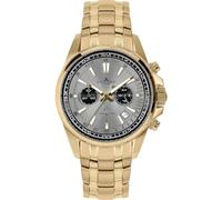 JACQUES LEMANS Herrenuhr Chronograph Liverpool Goldfarben/Grau 1-2117ZO