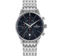 JACQUES LEMANS Herrenuhr Chronograph London Stahl/Nachtblau 1-2163H