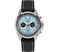 JACQUES LEMANS Herrenuhr Chronograph Ziffernblatt mit Sonnenschliff 1-2117R