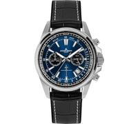 JACQUES LEMANS Herrenuhr Chronograph Ziffernblatt mit Sonnenschliff 1-2117S