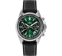 Jacques Lemans 1-2117T Herren-Armbanduhr Chronograph Liverpool Schwarz/Grün