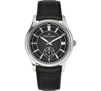 JACQUES LEMANS Herrenuhr Derby mit Lederband Schwarz 1-2197A