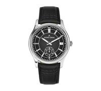 JACQUES LEMANS Herrenuhr Derby mit Lederband Schwarz 1-2197A