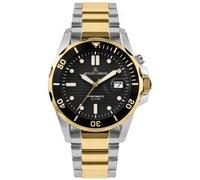 Jacques Lemans Herrenuhr Diver Hybromatic Lupenglas / IP-gold (1-2170L)