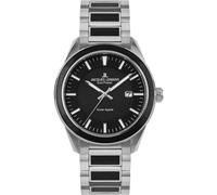 Jacques Lemans Herrenuhr Eco Power Solar 1-2116D Edelstahl, Apfelleder