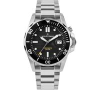 JACQUES LEMANS Herrenuhr Hybromatic Metallband massiv Edelstahl 1-2170G
