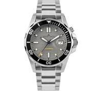 JACQUES LEMANS Herrenuhr Hybromatic Metallband massiv Edelstahl 1-2170H