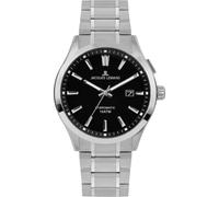 JACQUES LEMANS Herrenuhr, Hybromatic Uhren Männer, Chronograph aus massivem Edelstahl mit Metall Armband, Herrenuhr großes Ziffernblatt - Suit for Men, Model 1-2130E, Arm Herrenuhr groß