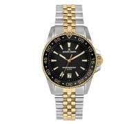 Jacques Lemans Herrenuhr Liverpool Diver bicolor black 20 bar (1-2205N)