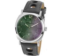 JACQUES LEMANS Herrenuhr Lugano Lederarmband massiv Edelstahl 1-1943I