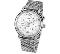 JACQUES LEMANS Herrenuhr Retro Classic Metallband massiv Edelstahl N-211C